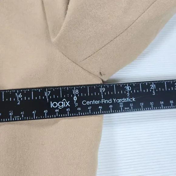 Vintage Pendleton 100% Virgin‎ Wool Tan Suit Jacket Blazer Women's Size 14 - Picture 3 of 5